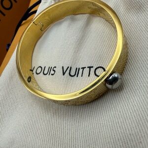 Louis Vuitton Gold Monogram Bracelet